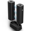 Hand Warmers Rechargeable 2 Pack, 10000 mAh Electric Hand Warmer,360��Surround Heat Magnetic Electric Handwarmer