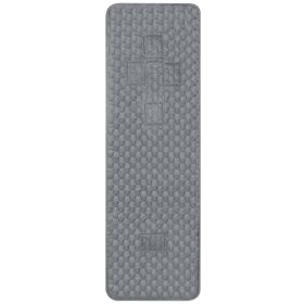 Heated Sleeping Bag Liner Powered By USB Plug Power Bank 3 Temperature Levels with Carrying Bag Machine Washable Electric Tent Heating Pad For Ca (Color: gray, size: One size)